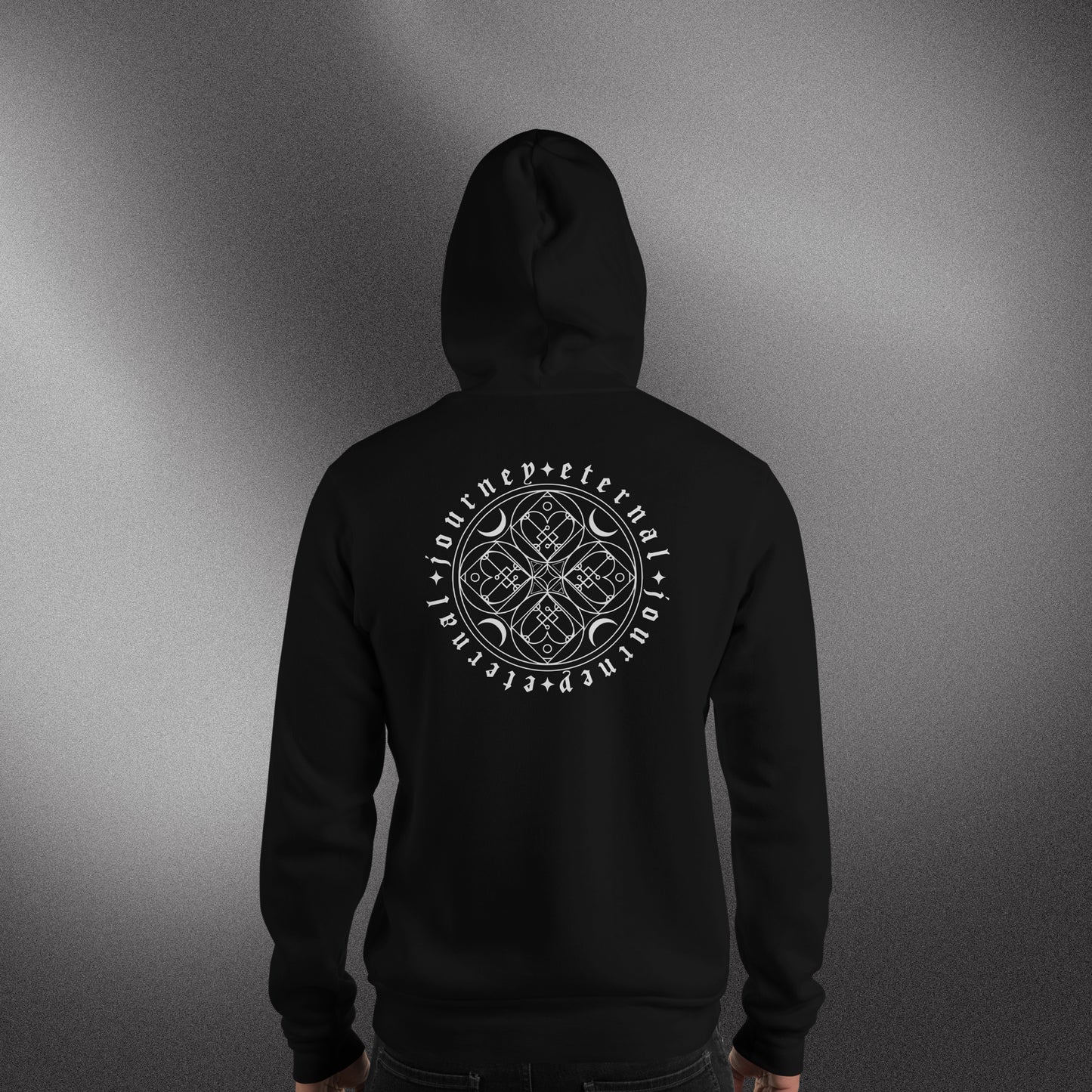 Love spell black occult hoodie