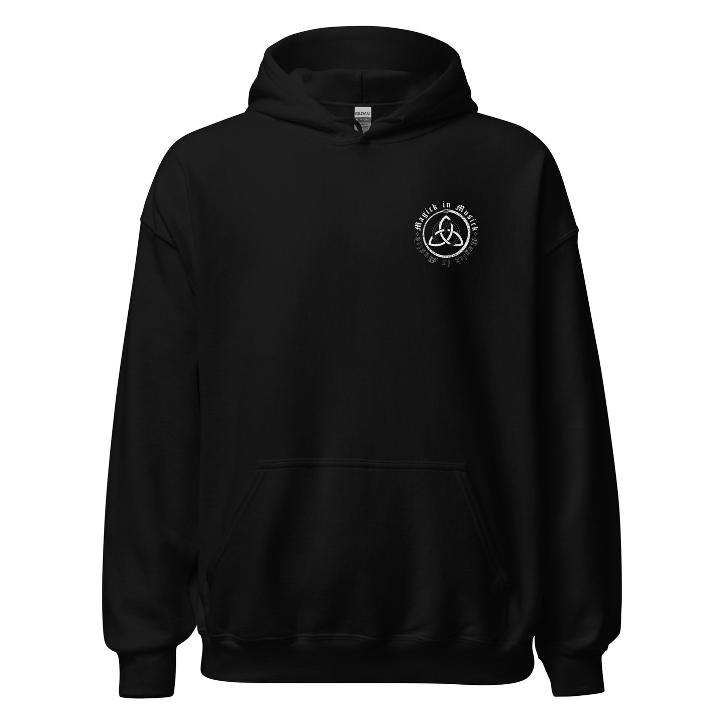 Magick in Musick Ouroboros and Triquetra Logo Hoodie